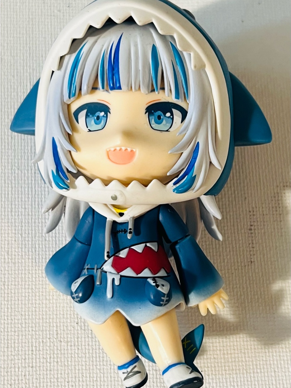 Othr Blue White Shark Hoodie Chibi Figure
